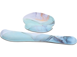 Apoio De Pulso Em Espuma Viscoelástica Para Teclado E Mouse, Almofada Ergonômica Antiderrapante Para Alívio Da Dor E Uso Na Mesa. Gokoco