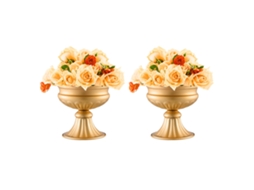 Vaso de Flores VEVOR 16Cm Vaso de Casamento para Decoração de Mesa 10 Peças