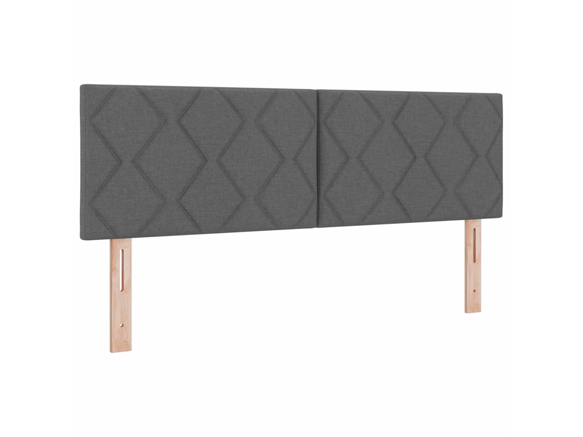 Cabeceira Led Cinzento 160 Cm Tecido MAISON EXCLUSIVE