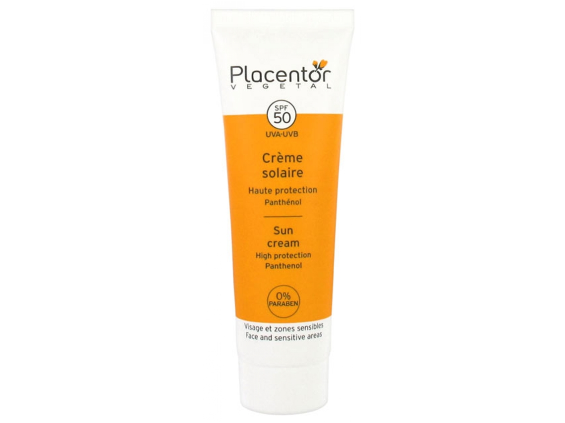 PLACENTOR VÉGÉTAL Creme Solar para Rosto e Áreas Sensíveis Spf50 40 Ml