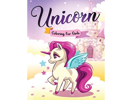 Livro Unicorn Coloring Book de Harper Hall (Inglês)