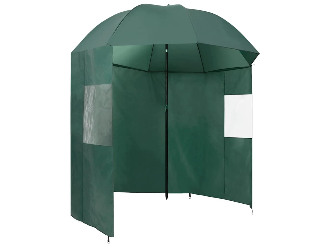 Vidaxl Guarda-sol Para Pesca 220x185 Cm Verde