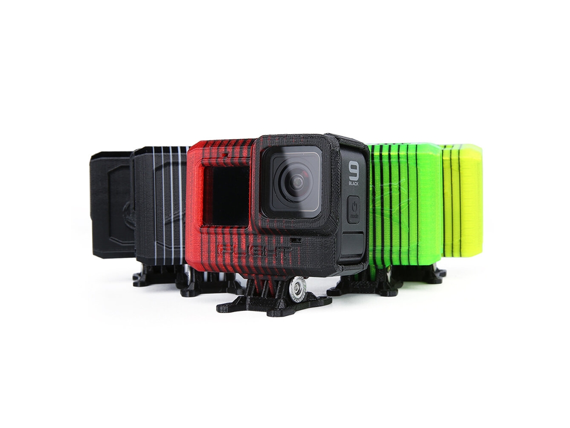 Suporte De Câmara Iflight Tpu Para Gopro 9 Com Base De Montagem Para Drone Rc Titan Xl5/sl5/dc5/nazgul5 Fpv Racing