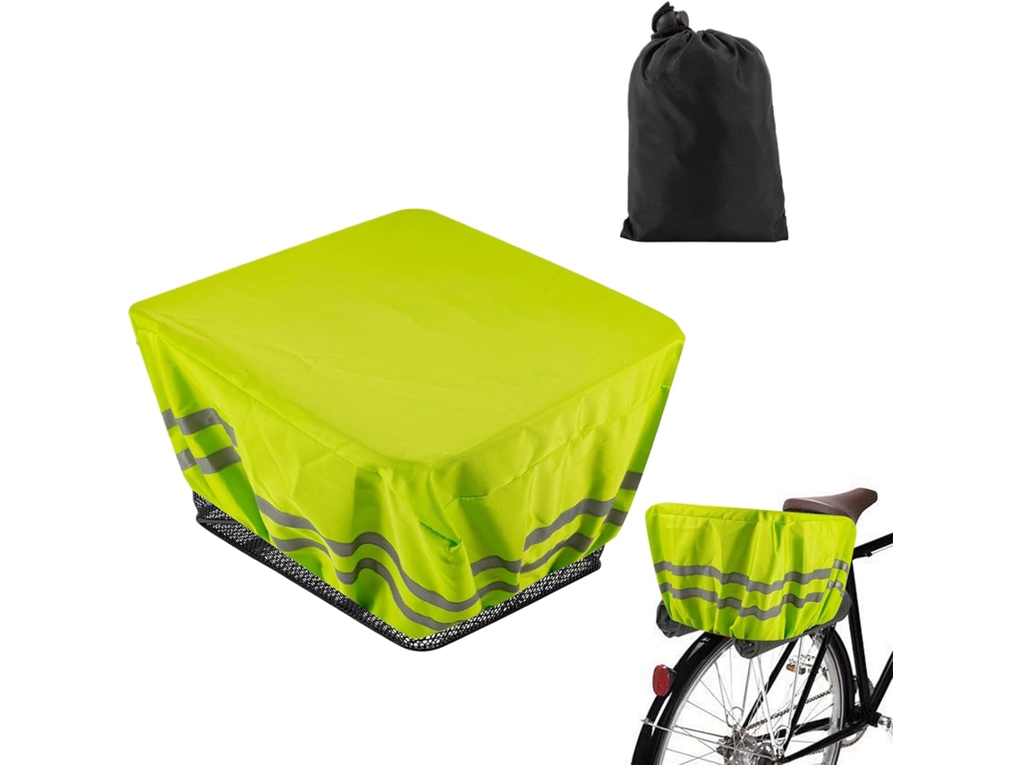 De Chuva Para Cesta De Bicicleta, Capa De Chuva Impermeável Com Faixa Refletora | Protetora Com Gokoco