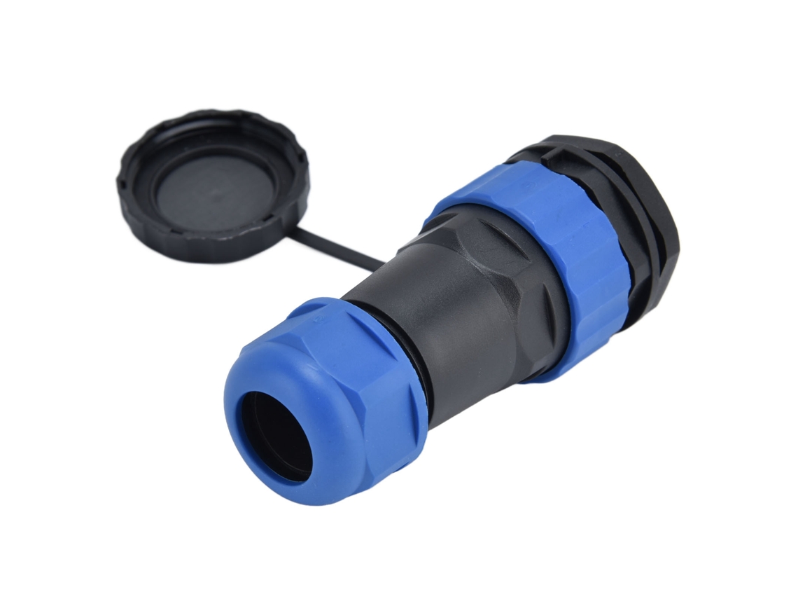Conector Elétrico Avião Ip68 380v 25a 5 Pinos