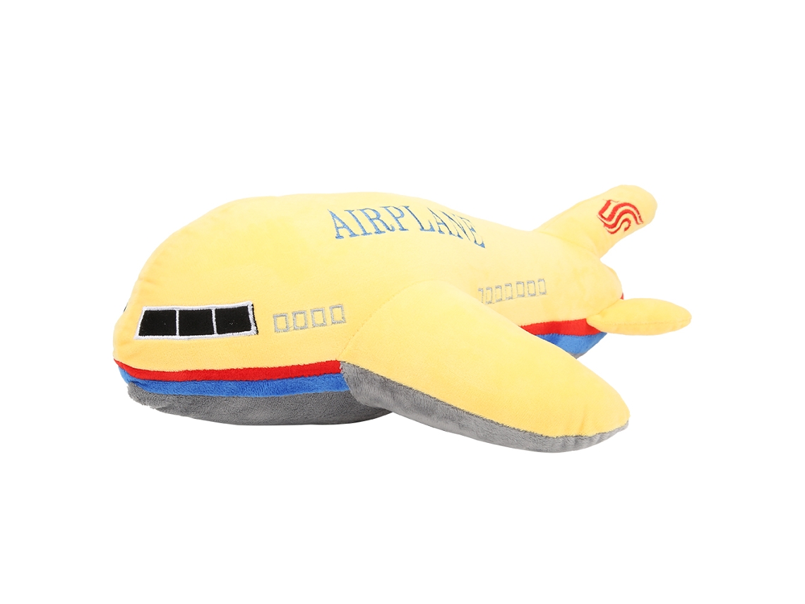 Ats brinquedo de Pelúcia Avião Macio e Bonito para Crianças, Decoração de Casa, Propriedade de Foto Adorável, Presente Amarelo 40cm