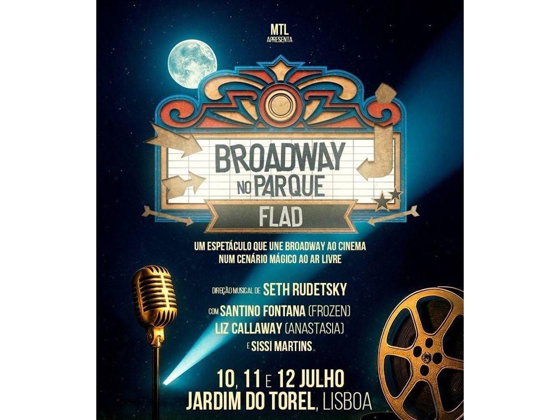 Bilhete Broadway no Parque|Lisboa