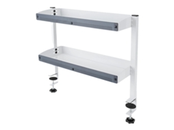 Prateleira De Mesa, Montagem Com Grampo, Design Compacto, Branco