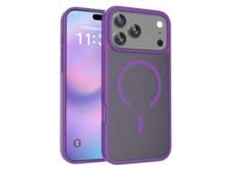 Capa Para Iphone 17 Pro - Tpu Híbrido Em Pc Com Magsafe