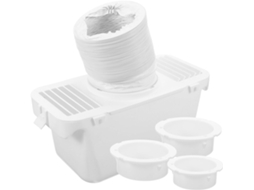 De Mangueira E Conector Para Ventilação De Secadora Com Coletor De Condensado E Filtro De Fiapos. Gokoco