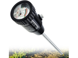 Medidor De Solo Profissional, Testador Ph E Umidade Do Com Sonda Eletrodo Metálico 295mm, Alta Precisão, Visor
