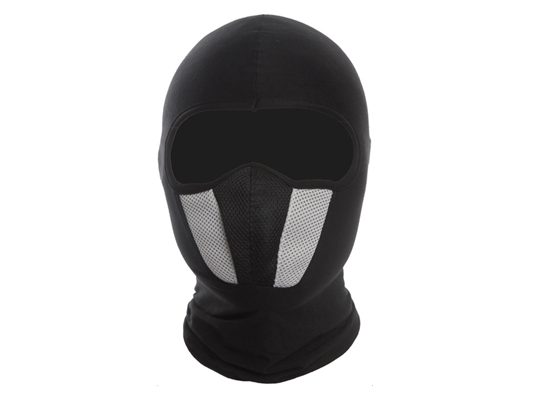 Máscara Antiviento De Algodón Full Face Con Cuello Ninja Gorra Para Moto Senderismo Deportes Al Aire Libre Ciclismo