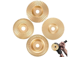 Conjunto De 4-discos Para Corte E Lixamento Madeira