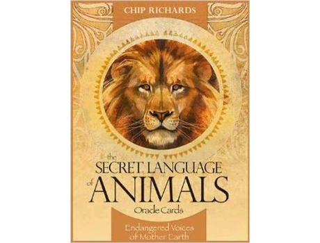 Livro secret language of animals oracle cards de chip richards (inglês)