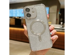 Capa De Tpu Para Iphone 11 - Glitter - Acabamento Eletroplástico - Magsafe