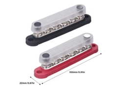 Laxiscreed Busbar Para 300vac E 48vdc, 150a De Capacidade Elétrica
