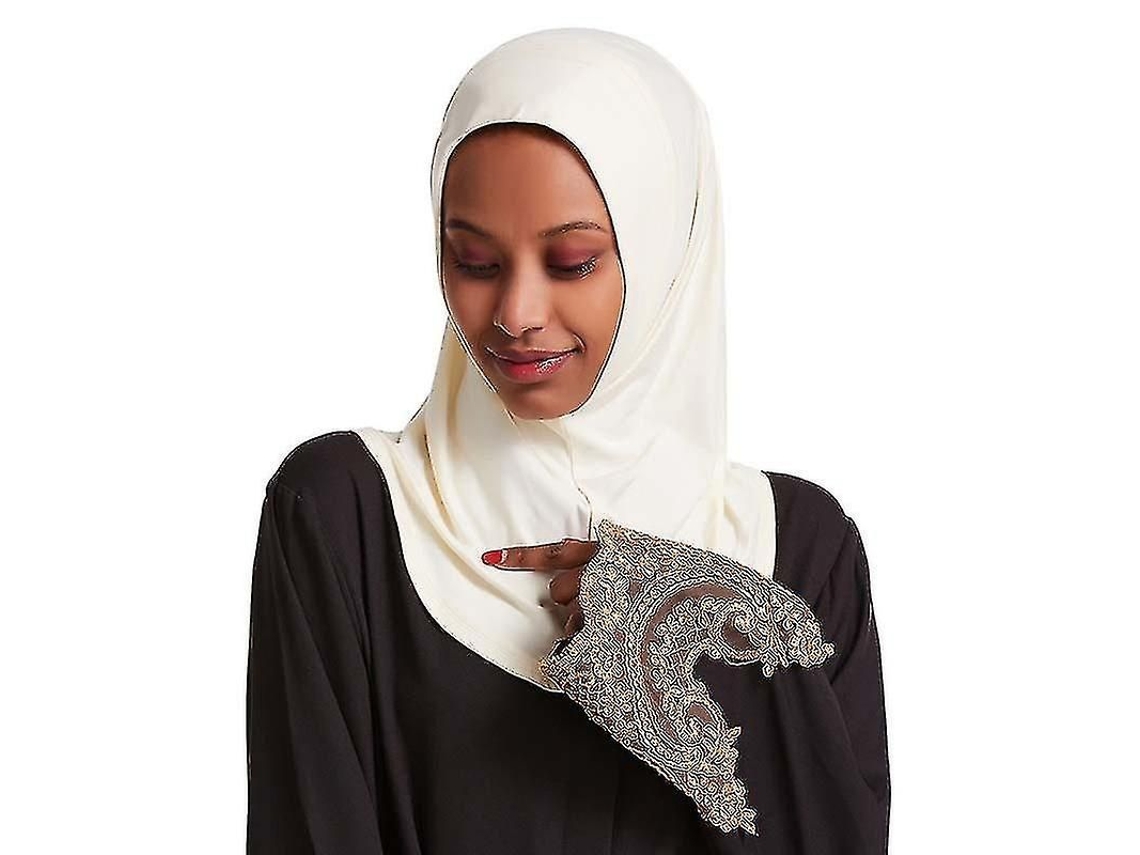 2026 pañuelo Hijab Amira para Mulher Muçulmana Tela Modal Ajustável Capa de Cabeça e Pescoço