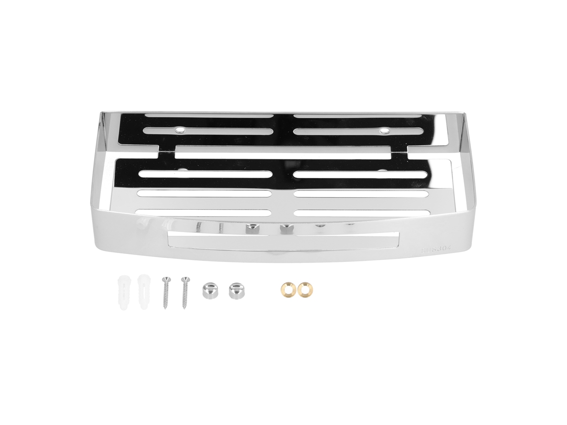 Suporte para Sabão Aço Inoxidável Parede Banheiro Cozinha Prateleira Drenagem Armazenamento Moderno