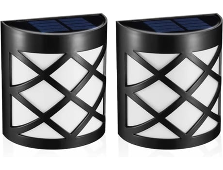 2 Pacotes de Luz Solar MMINGY Alimentado Por Energia Solar Ao Ar Livre