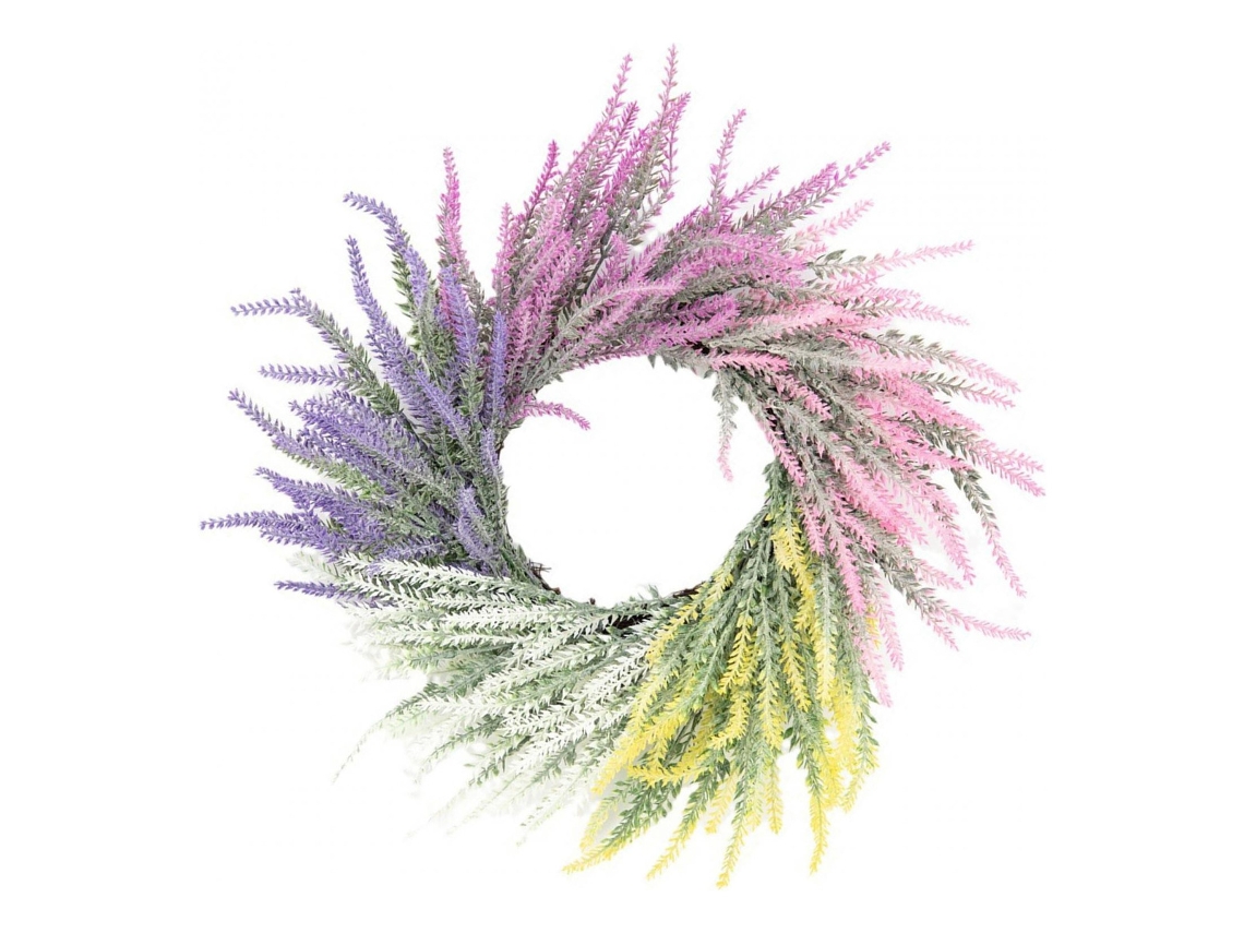 Coroa De Primavera, Coroa De Lavanda Artificial,slowmoose