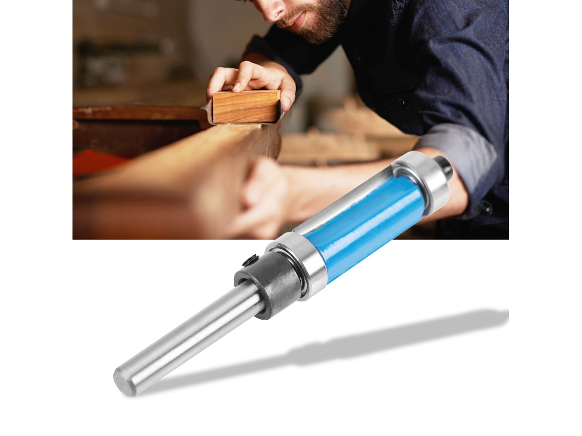 Broca De Router De Corte Ajustado Com Rolamento 1/4"