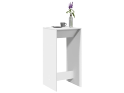 Vidaxl Mesa De Bar 51x50x103,5 Cm Derivados De Madeira Branco