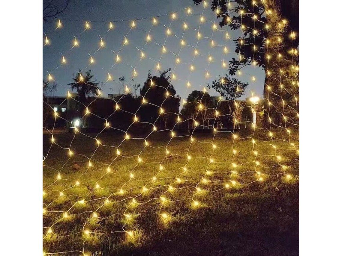Luzes de Rede 3x2m 192leds 8 Modos IP65 Natal S/MARCA