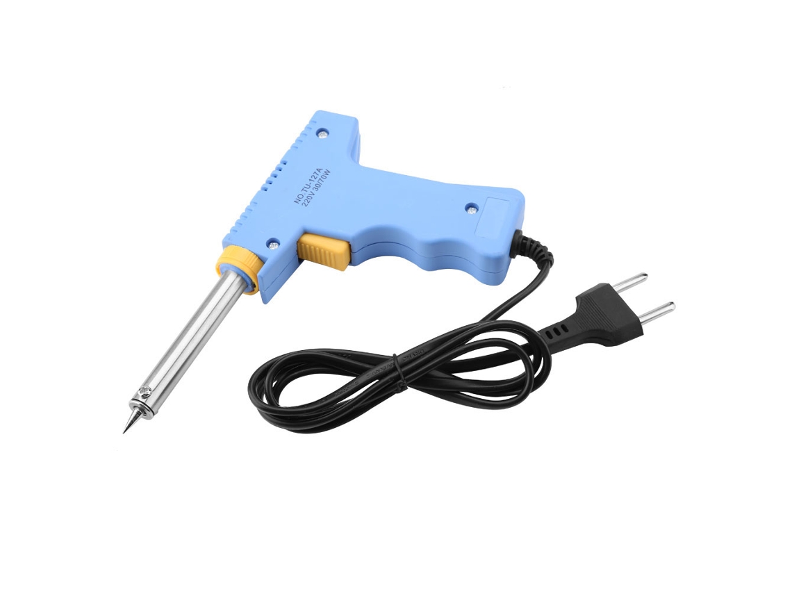 Pistola De Soldadura Eléctrica De Aquecimento Externo Tu-127a Ferramenta De Soldadura Com Controle De Temperatura