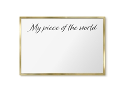 Magnetic Wall Board My Piece Of The World For The Office Espelharte (60x40 Cm)