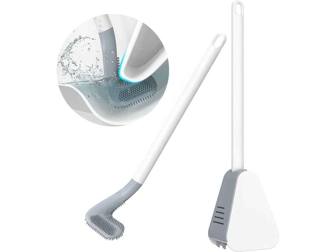 Ferramenta Escova de Vaso Sanitário Branca Le Mans 360 Golf Conjunto Porta-Escova Limpeza D UISAVE