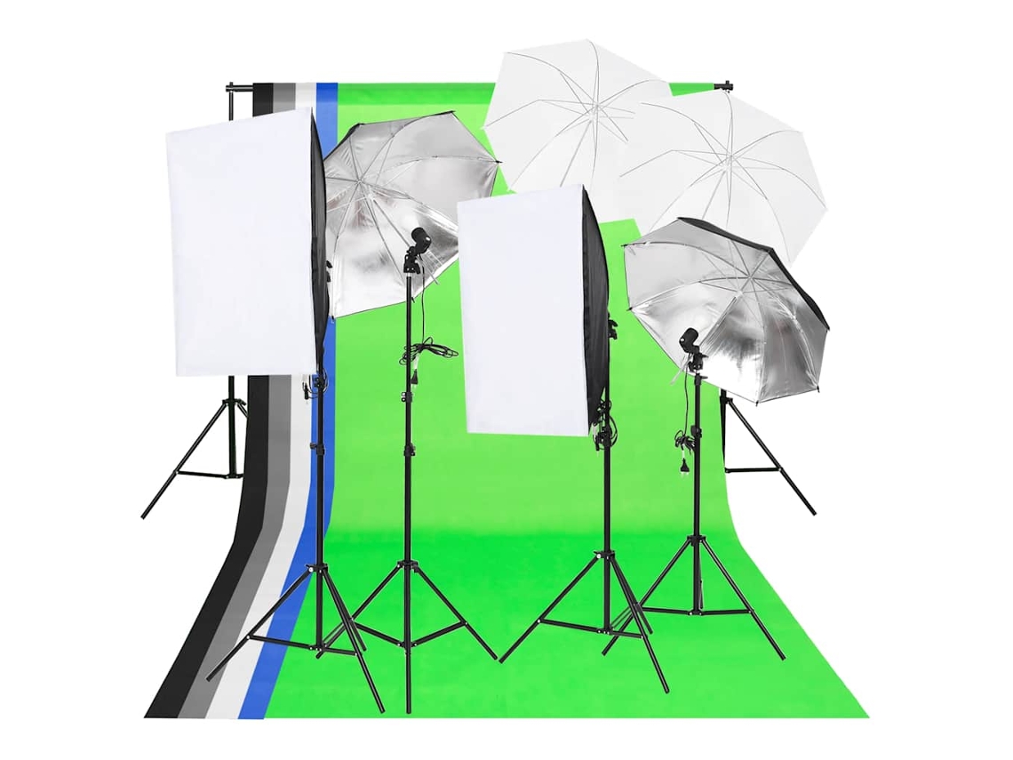 Vidaxl Kit De Iluminação Para Estúdio Fotográfico