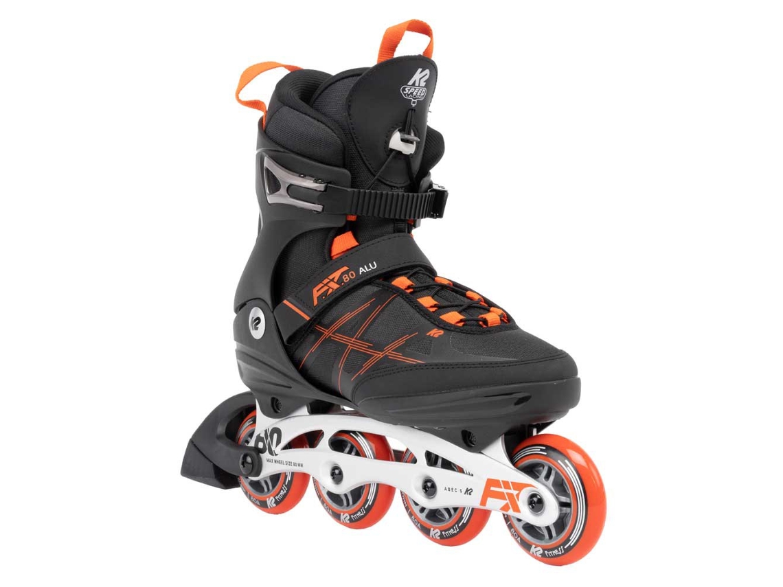 Patina em Linha F.I.T. 80 Alu Preto Eu 40 1/2K2 Skate
