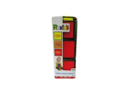 Rubiks Toy 0752 Forma de classificação e empilhamento Cubos de empilhamento multicoloridos