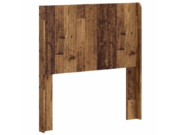 Conjunto 1 Cabeceira Moderna Vidaxl Castanho Derivados De Madeira (90 Cm)