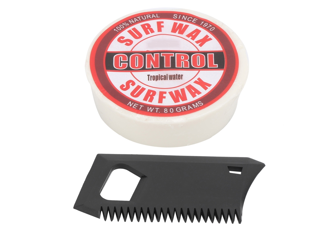 Cera Antideslizante Portátil para Tábua de Surf e Skateboard com Pente de Cera Acessório de Surf