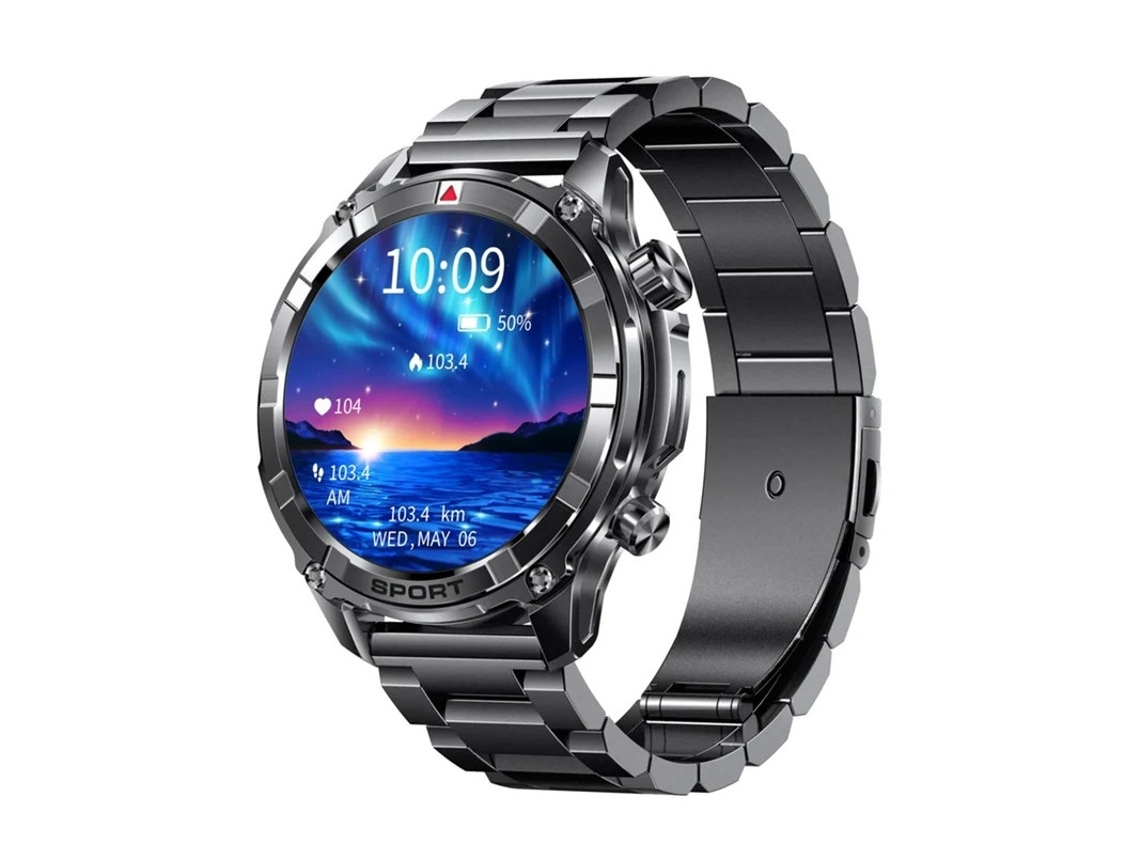Smartwatch I116 1.52 Polegadas Bluetooth Chamada Monitoramento de Saúde Mais de 100 Modalidades Esportivas Ip68 em Prova De Água Preto Bestvite