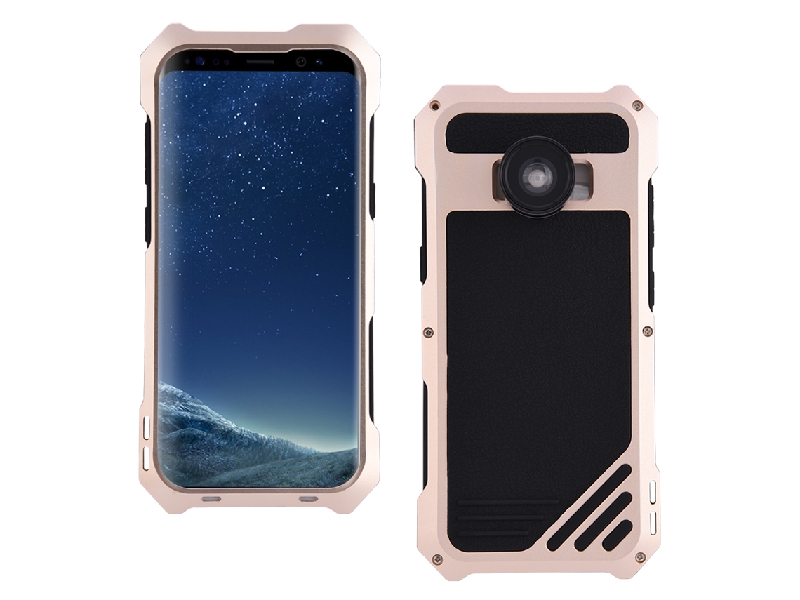 Capa LAXISCREED Samsung S8 Ouro Trípode Prova
