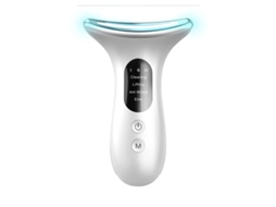 Massageador Facial 4 Modos Rejuvenescimento Térmico Led De Tripla Ação Massageador Antienvelhecimento Para Pescoço E Olhos Branco Bestvite