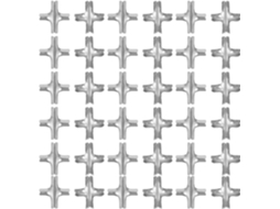 Stobaza 100-unidades De Abraçadeira Cruzada Em Aço Inoxidável Para Tela Segurança, Conector De Cabo Aço Invisível Para