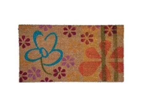 Capacho Acrílico Velcoc ZV14KEA4075 - Padrão Coco Multicolor