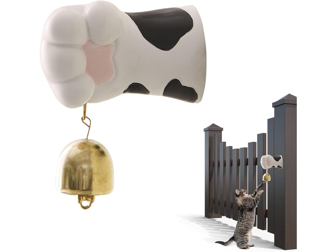 Campainhas para Casa Ímãs de Geladeira com Patinhas de Gato Campainha Divertida para Abrir Portas para Casa, Jardim, CHABERLU