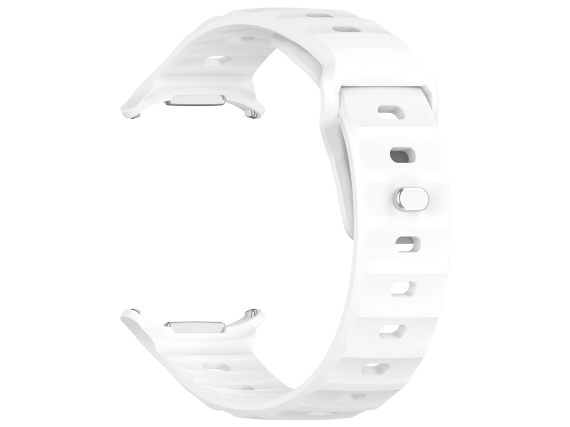Bracelete De Silicone Para Samsung Galaxy Watch Ultra2 47mm Branco
