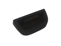 Lurelia Bandeja Para Console, 1 Peça, Compacto, Em Veludo, Preto, Encaixe Preciso