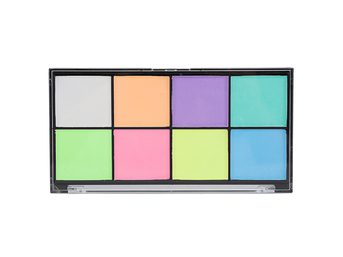 Paleta De Sombras De Ojos 8 Cores Para Pintura Facial E Corporal
