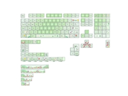 Lurelia Keycaps Meow Star Man Dye Sub Mda Nosso Tour Pbt 145 Teclas Para Teclado Mecânico