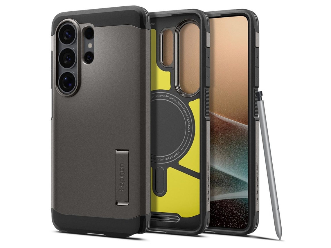 Etui Pokrowiec Case Na Samsung Galaxy S26 Ultra Tough Armor Mag Magsafe - Szare