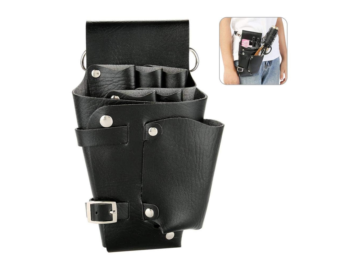 Bolsa Cinto Para Ferramentas De Cabelo, Bolsinho Com Vários Compartimentos Para Tesouras E Pentes De Cabeleireiro