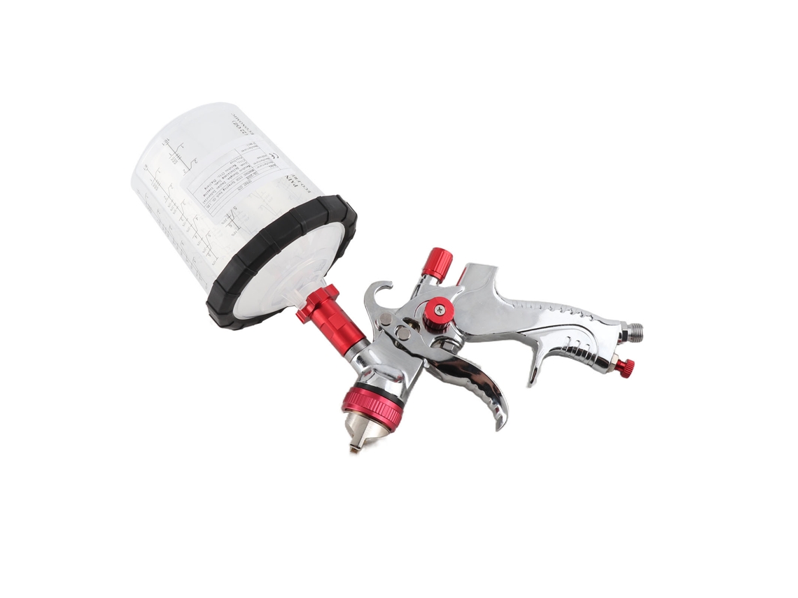 Laxiscreed Pistola De Pintura Hvlp Para Automóveis Com Bocais De 1.4mm, 1.7mm E 2.0mm