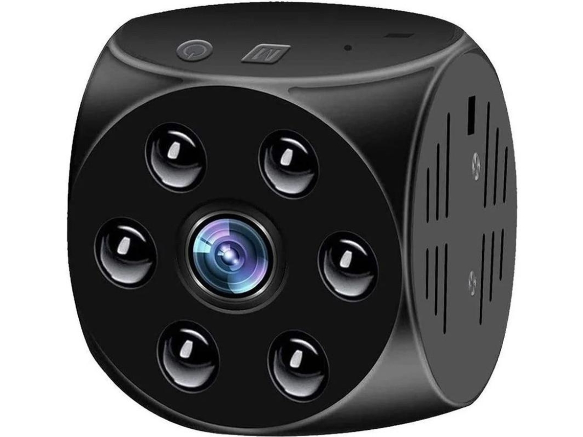Mini Spy Camera 1080p Hd Sem Fio Visão Noturna Detecção Movimento Magnética Segurança Preto Yizhood