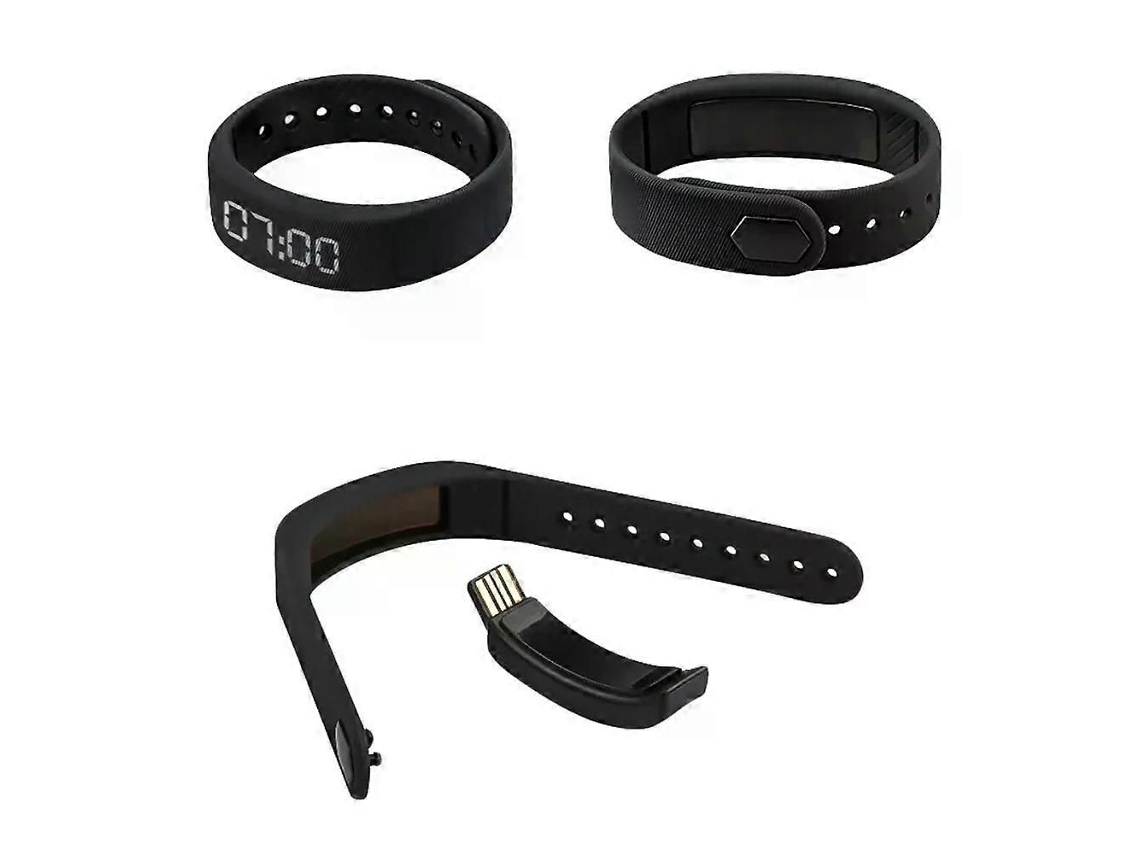 Pulseiras Inteligentes Led Digitais À Prova D'água Com Relógio Inteligente, Monitor De Passos Para Corrida, Alarme Vibratório E Lembrete.